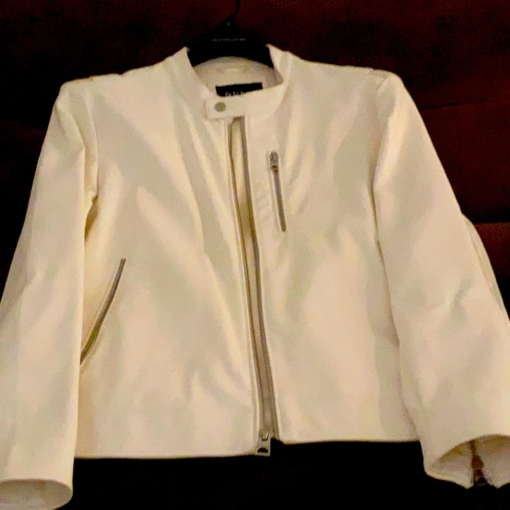 Wilson’s Leather white coat